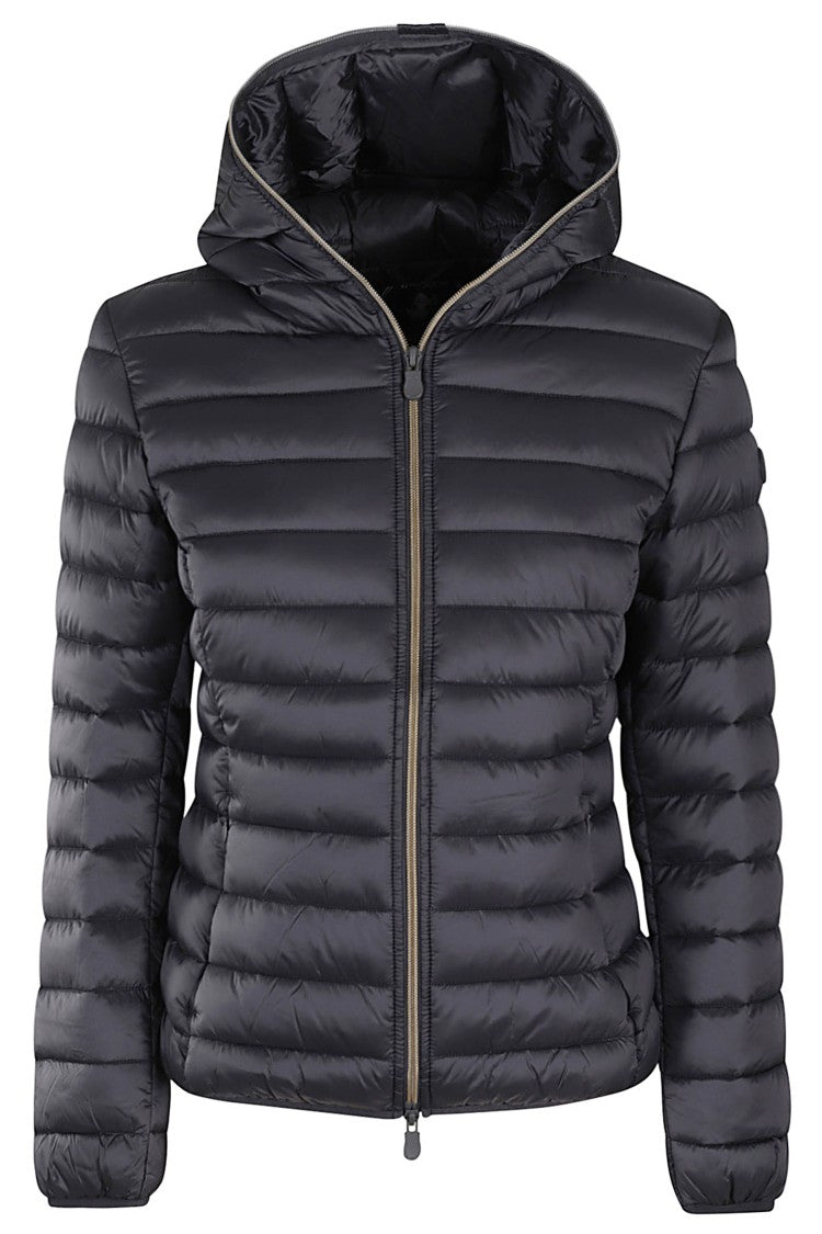 Save The Duck Grey Alexis Quilted Down Jacket