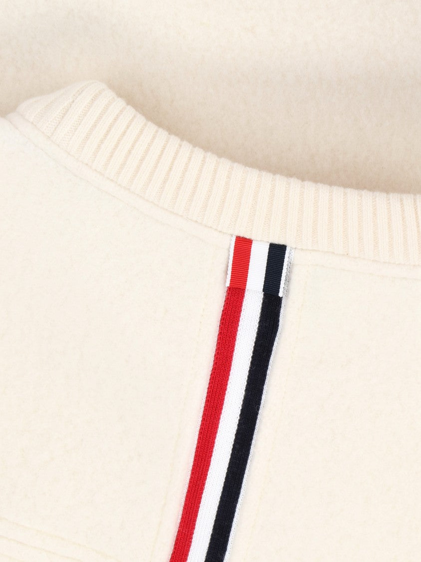 Thom Browne "Girocollo" Sweater – Off White