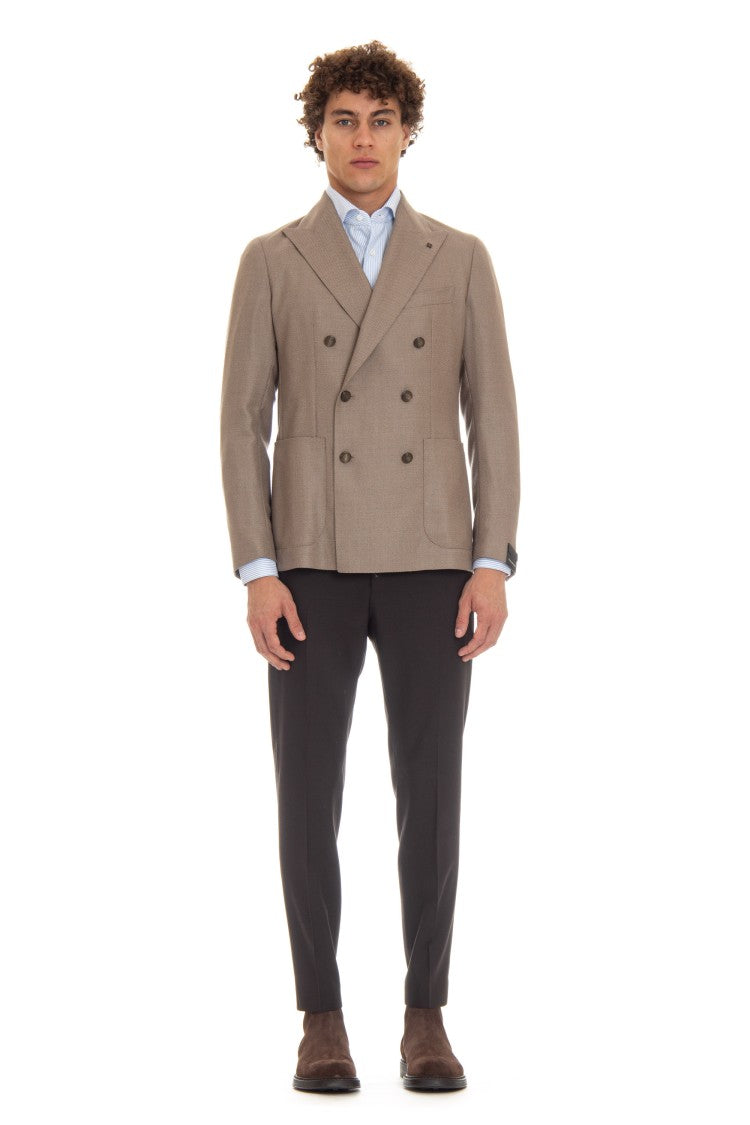 Tagliatore Textured Wool Super 100’S Montecarlo Jacket