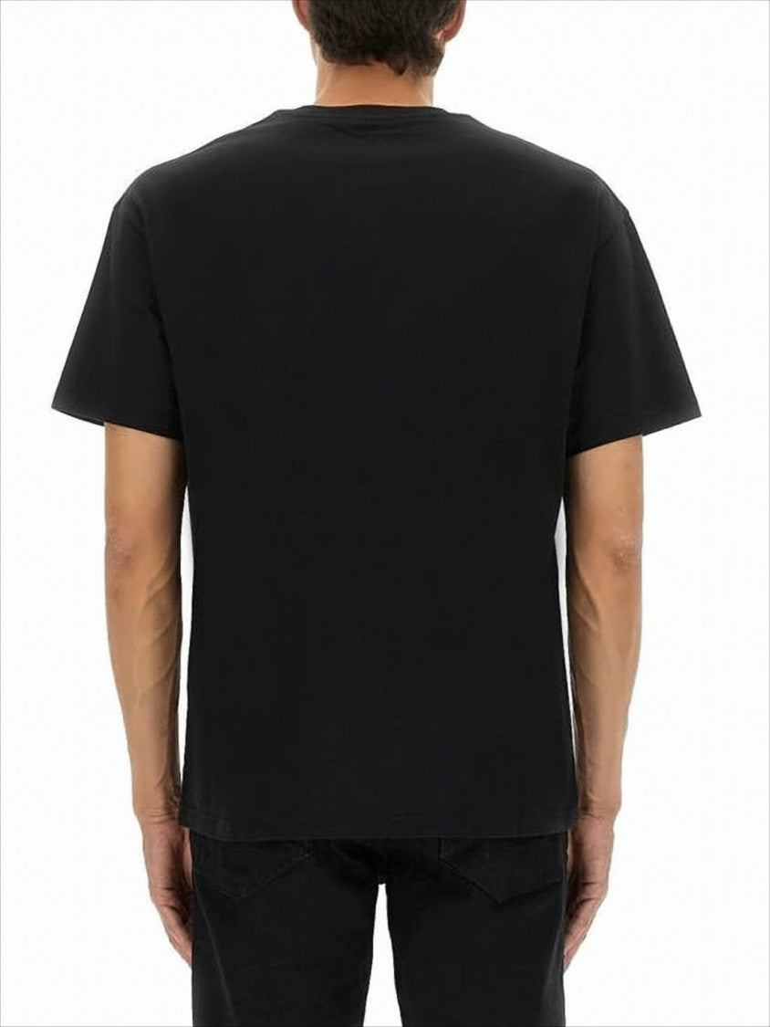 Givenchy Short-Sleeve Black T-Shirt With Subtle Logo Detail