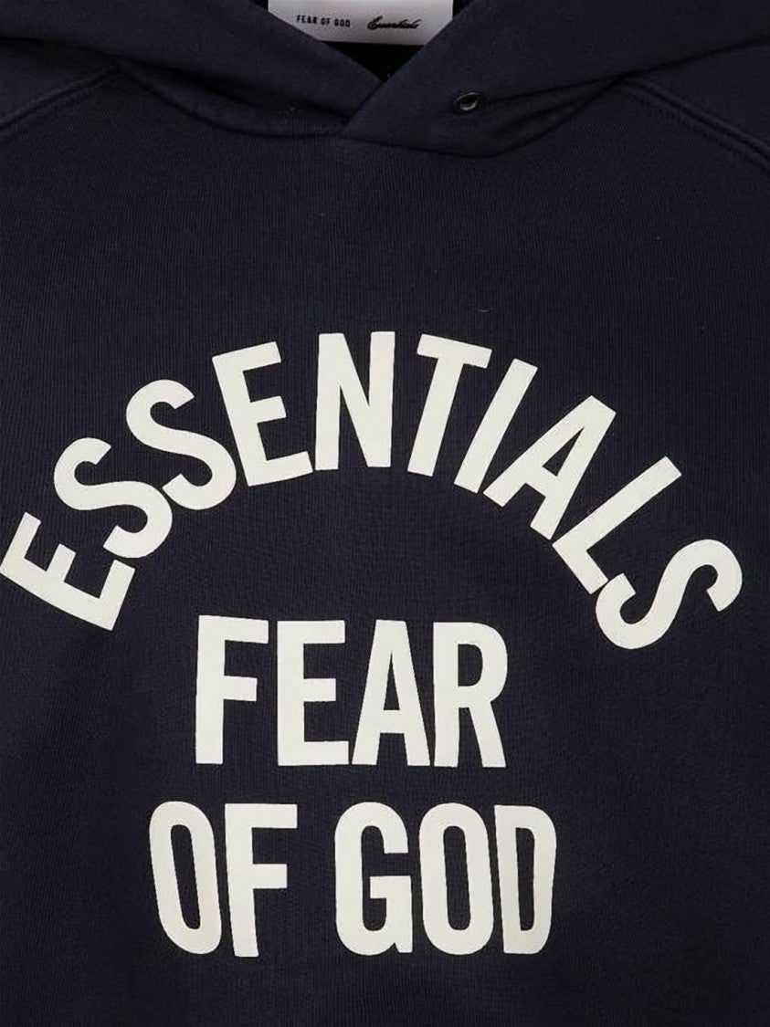 Fear Of God Cropped Relaxed-Fit Cotton Hoodie
