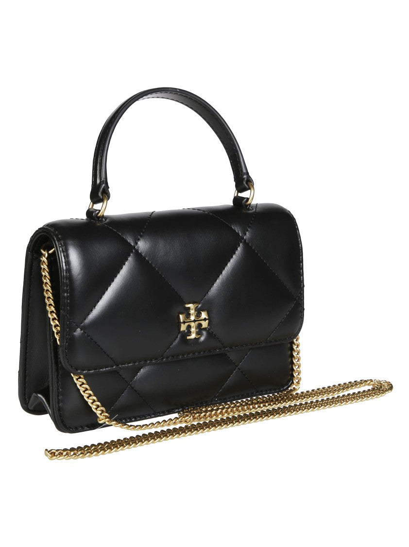 Tory Burch Kira Diamond Quilt Mini Top Handle Chain Wallet