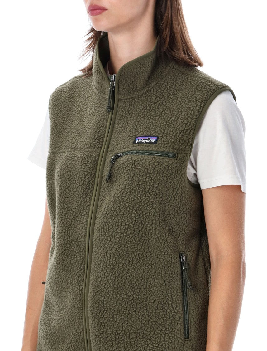 Patagonia Retro Pile Brushed Recycled Polyester Fleece Vest