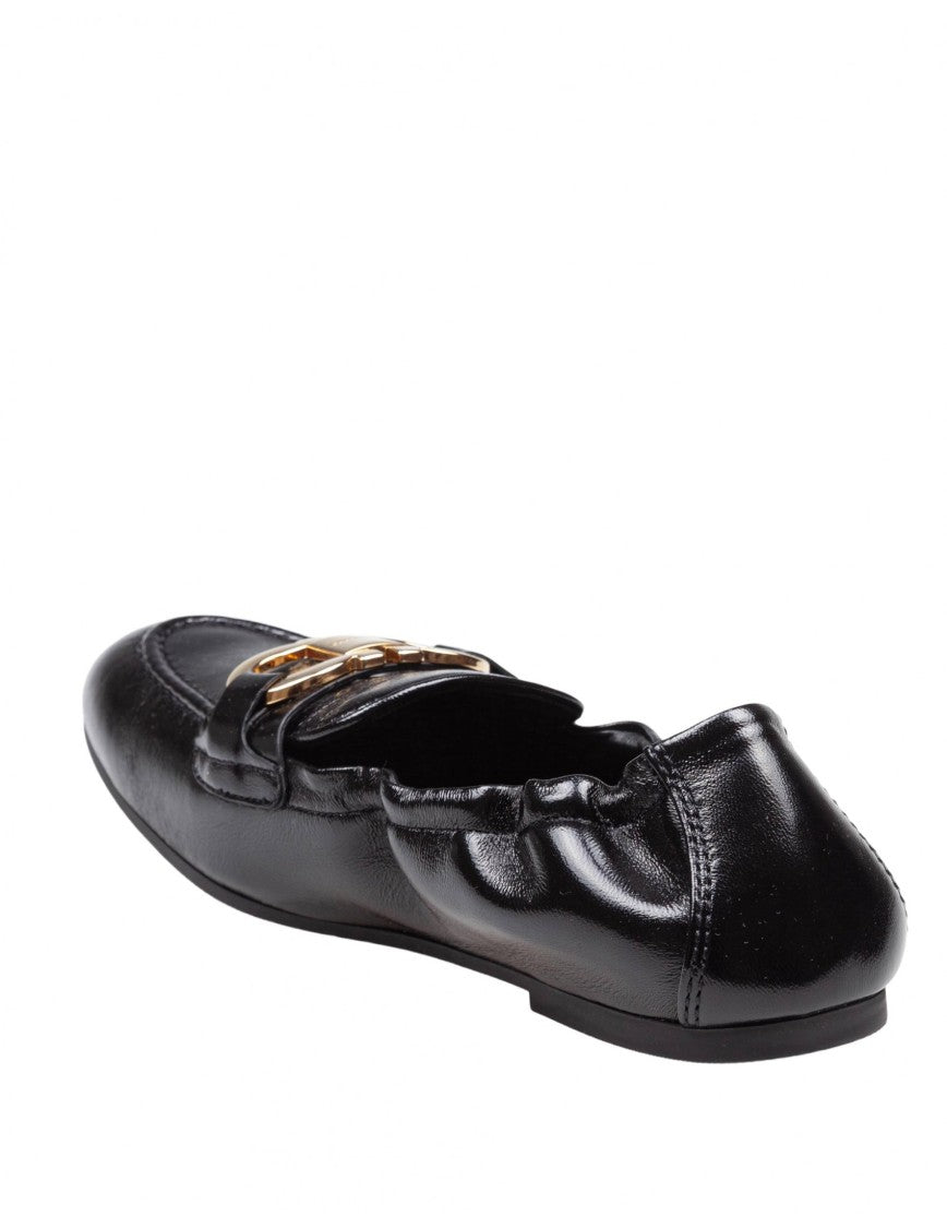 Salvatore Ferragamo Black Leather Jodie Loafer