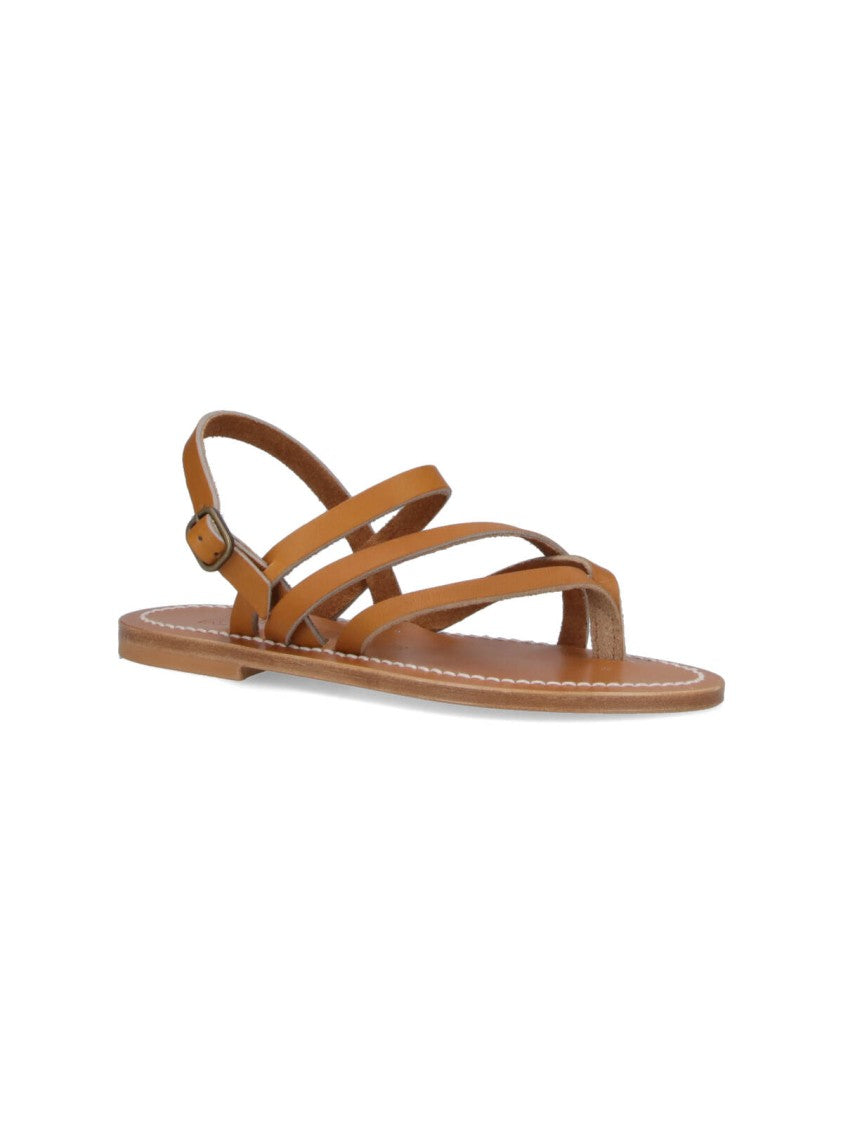 K Jacques St Tropez Nemesis' Flip Flops – Brown
