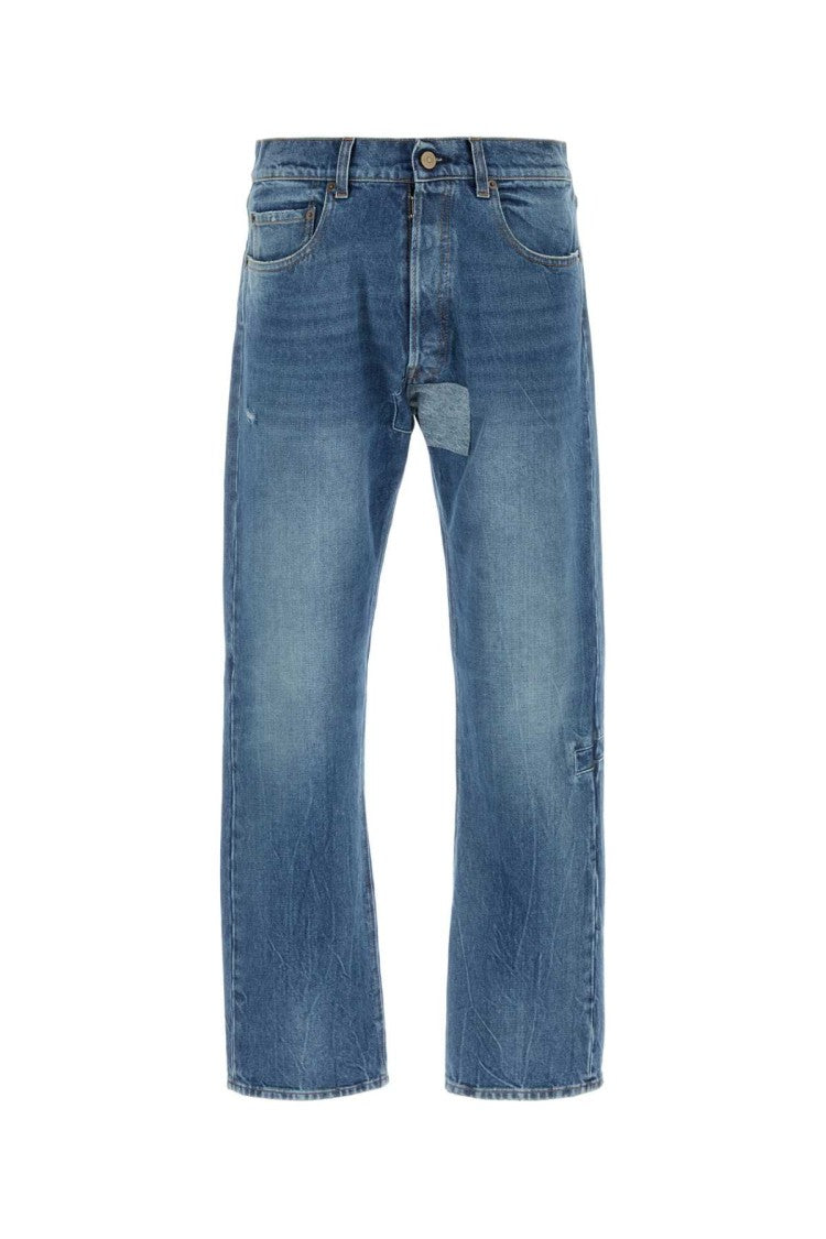 Maison Margiela Classic Five-Pocket Denim Jeans With Subtle Distressing