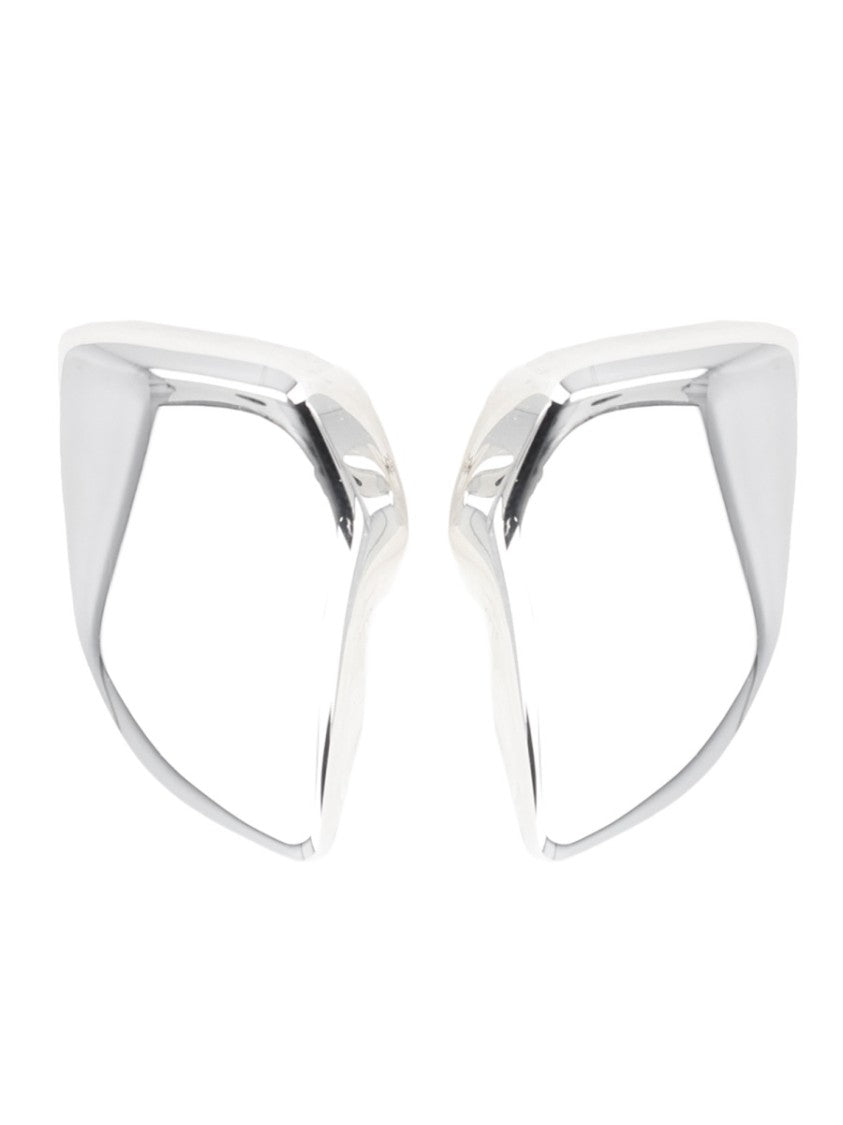 Bottega Veneta Prisma Geometric Small Sterling Silver Earrings