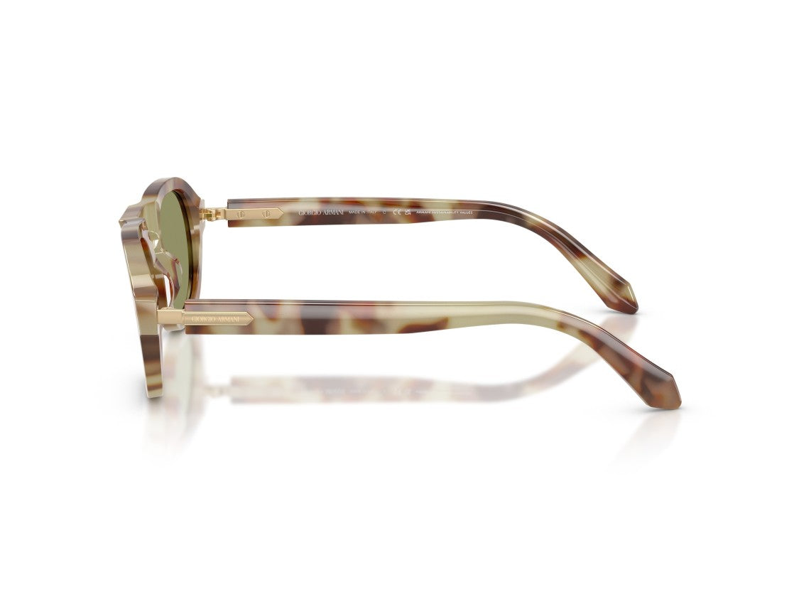 Giorgio Armani Tortoiseshell 0Ar8244 Acetate Geometric Sunglasses