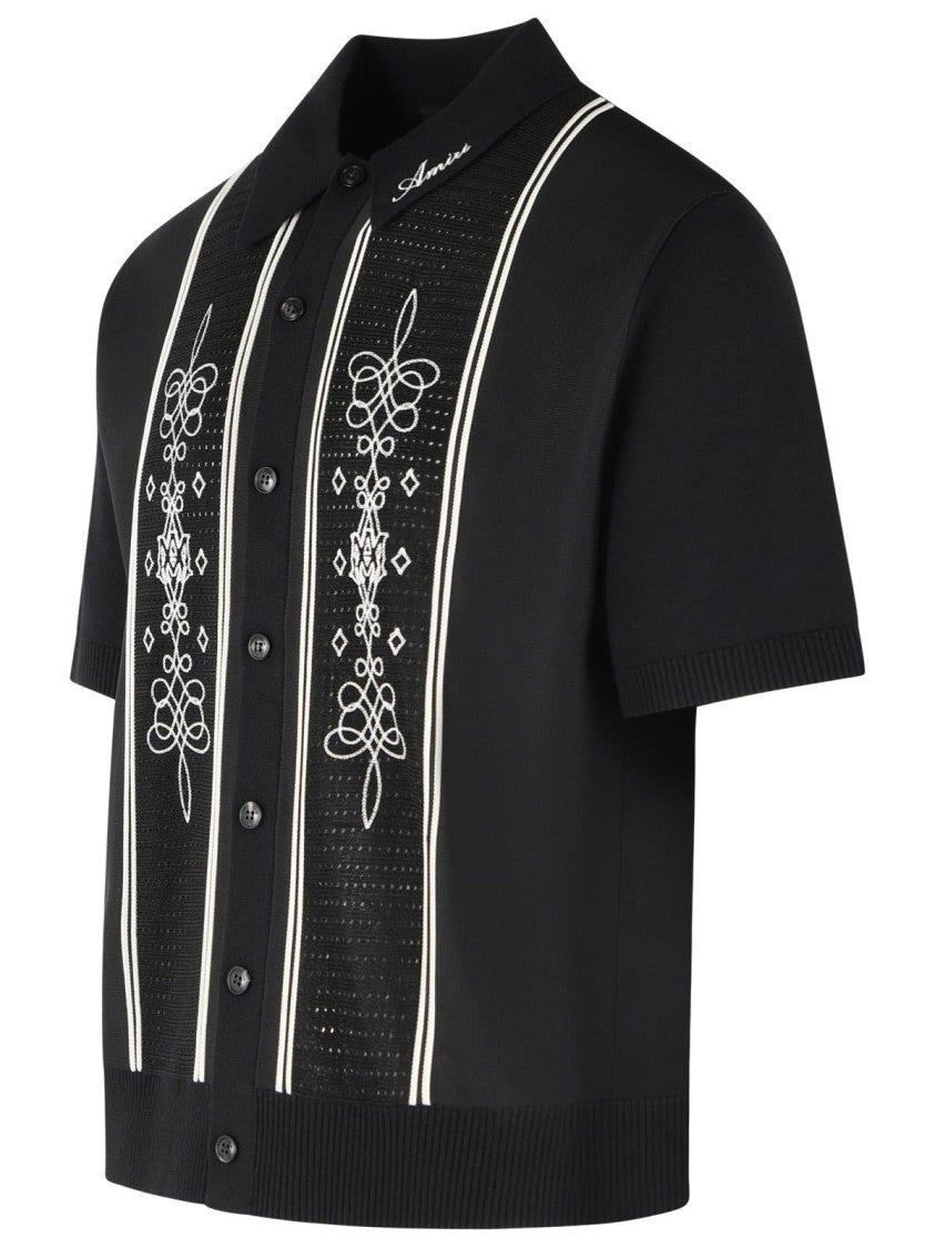 Amiri Black Virgin Wool-Blend Sweater