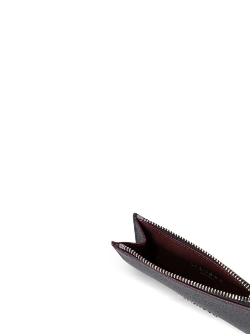 Alexander Mcqueen Black Calf Leather Wallet