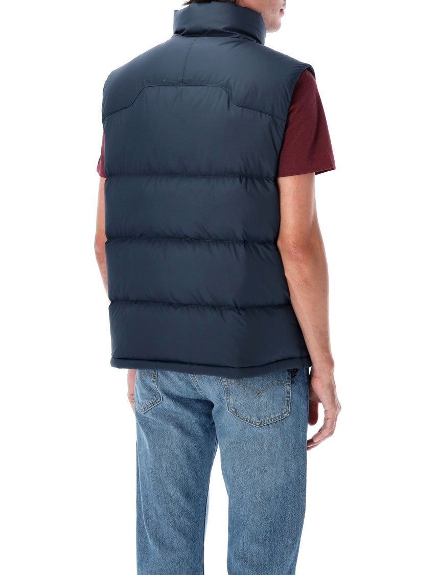 Polo Ralph Lauren Quilted Puffer Vest With High Collar