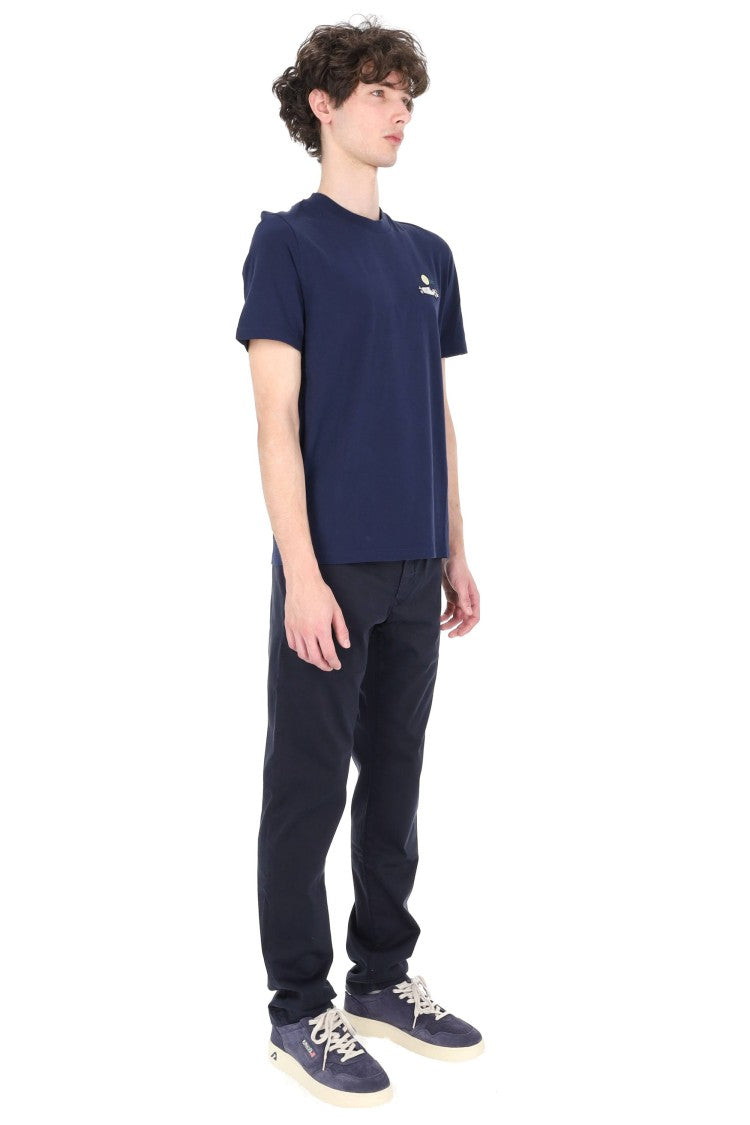 Jacob Cohen Blue Resort Auto Cabrio Cotton T-Shirt
