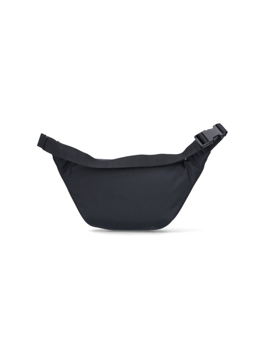 Balenciaga Black Explorer Nylon Zipper Belt Bag