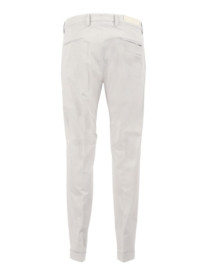 Briglia Tapered Slim Fit Cuffed Straight-Leg Pants