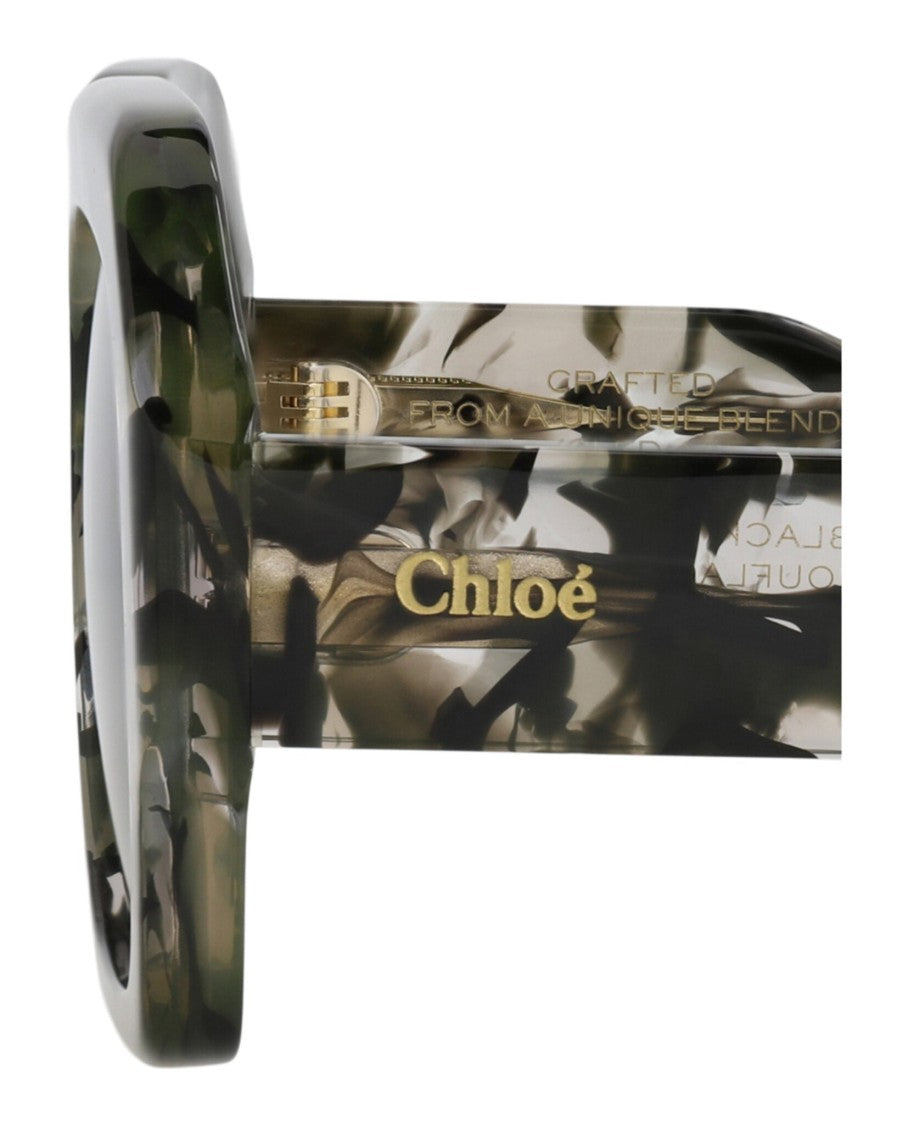 Chloé Square-Frame Recycled Acetate Sunglasses
