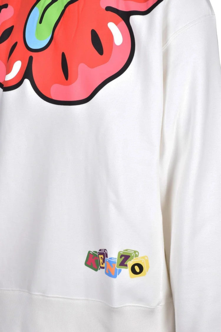 Kenzo Cotton Sweatshirt - White