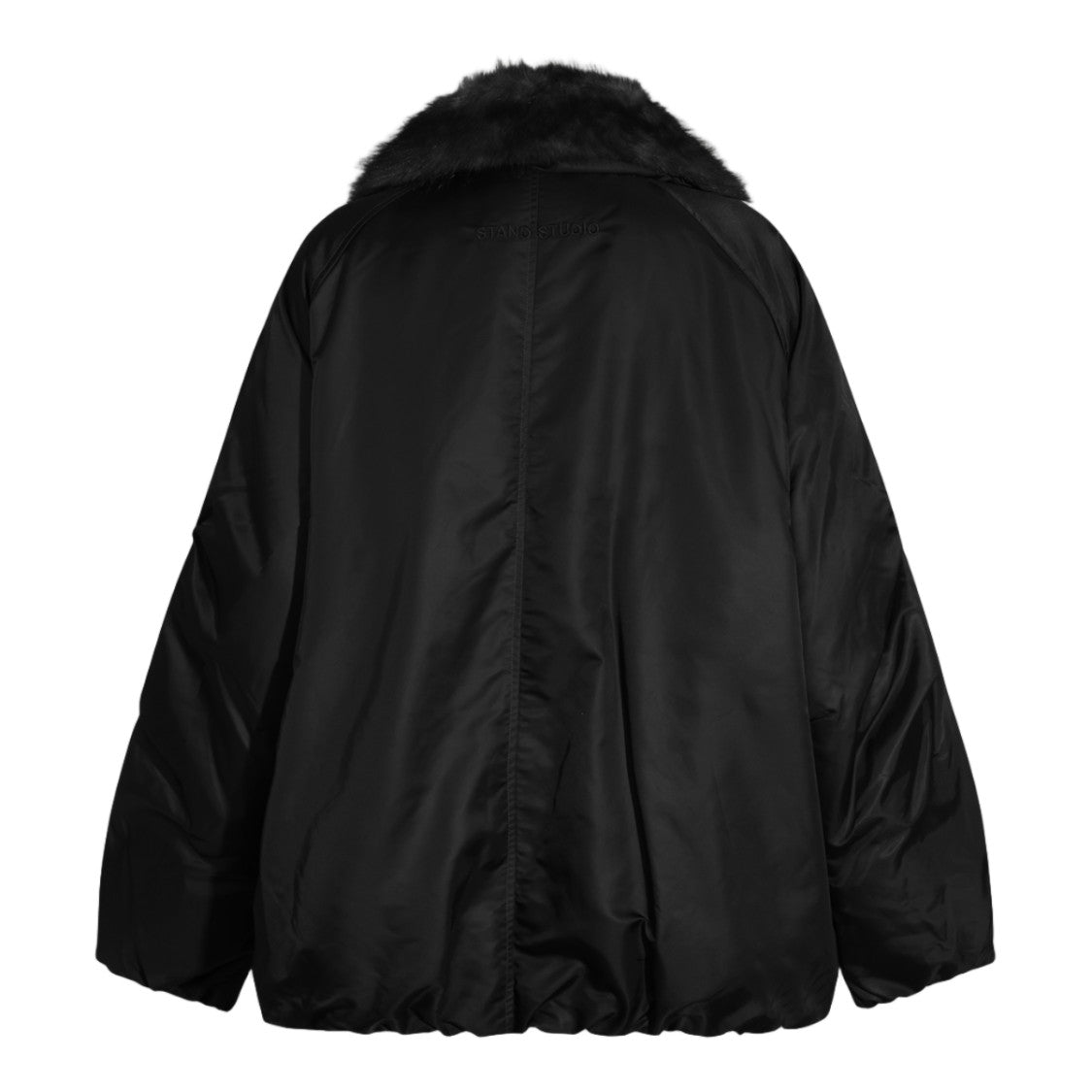Stand Studio Voluminous Faux Fur Collar Jacket