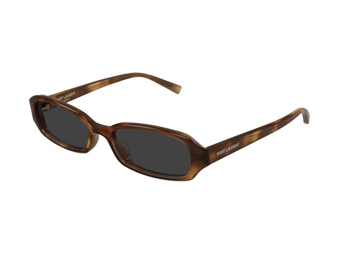 Saint Laurent Sl 872 Erin Rectangular Tortoiseshell Acetate Sunglasses