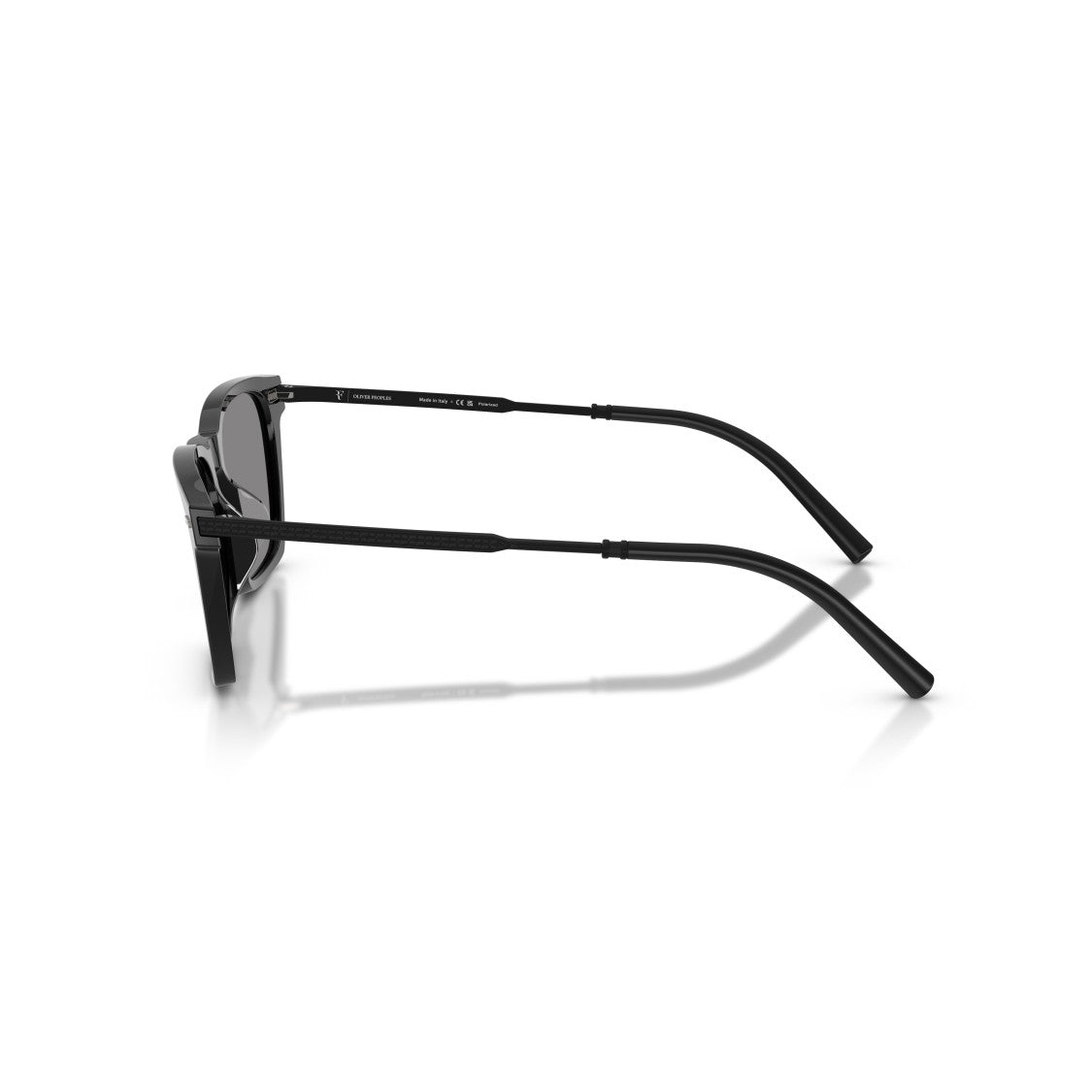 Oliver Peoples 0Ov5624su Sleek Rectangular Sunglasses With Glossy Acetate Front