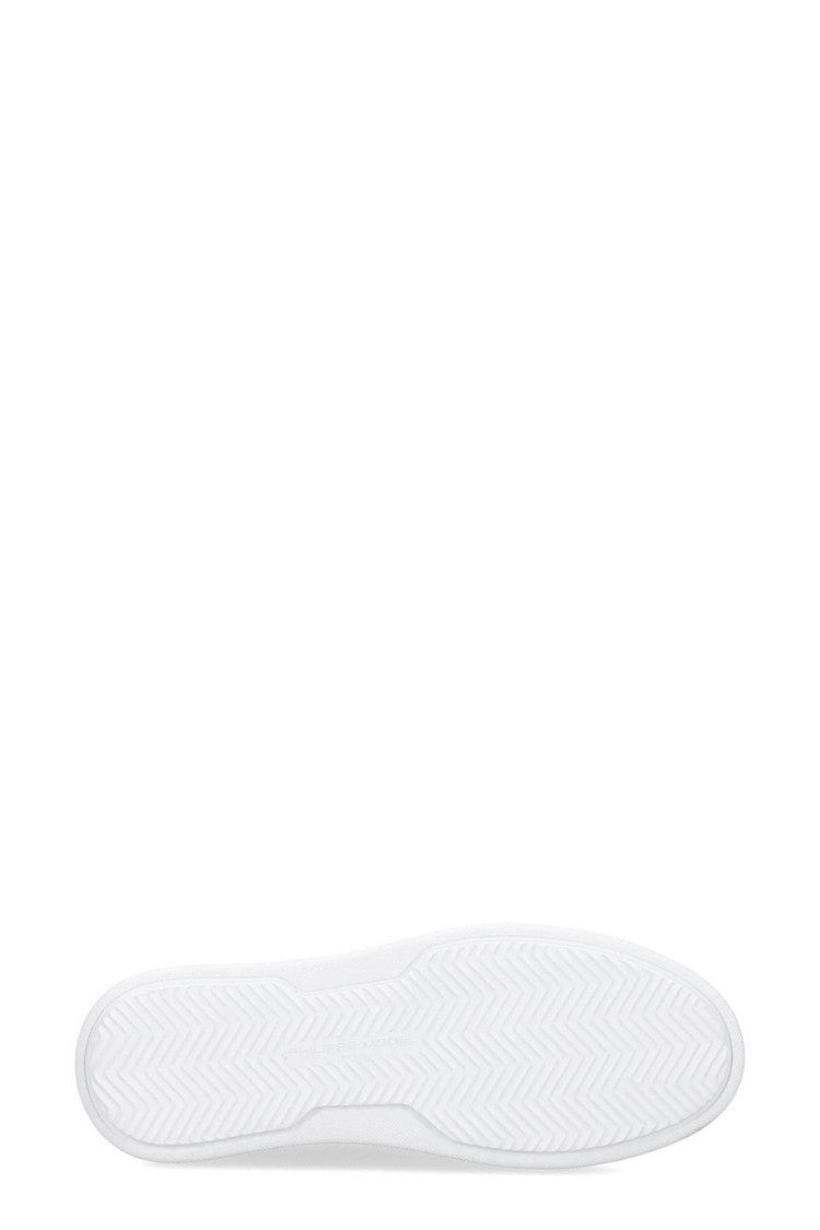 Philippe Model White Low-Top Leather Sneakers