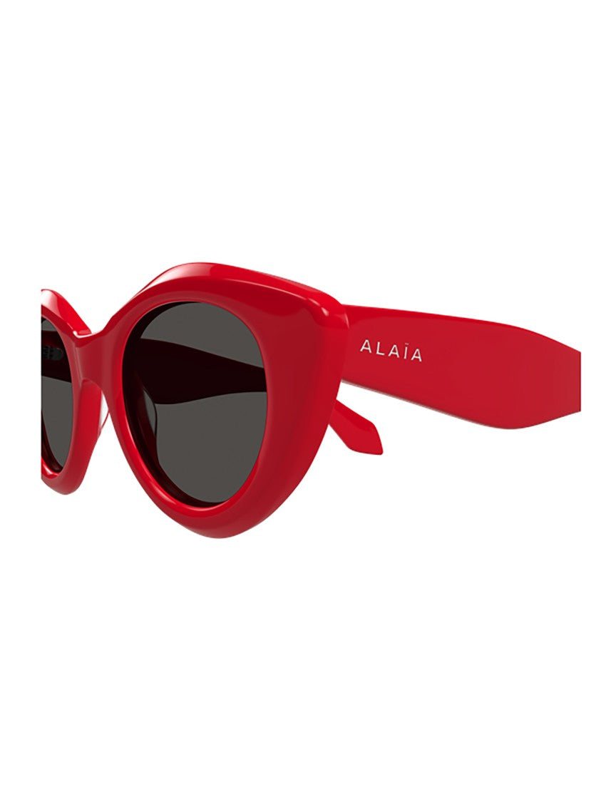 Alaïa Red Aa0091s Glossy Cat-Eye Sunglasses