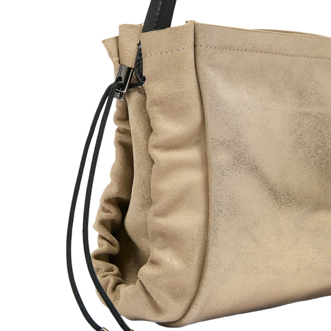 Maison Margiela Rectangular Golden Cowhide Leather Bag