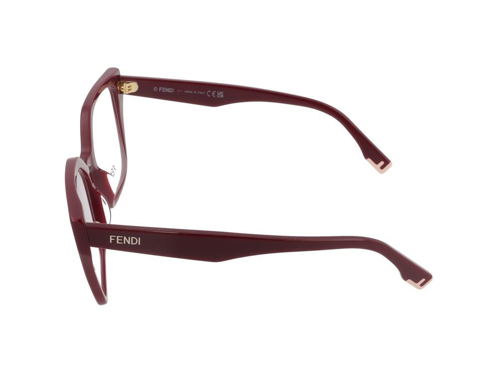 Maison Fendi Fe50002i Black Rectangular Frame Glasses