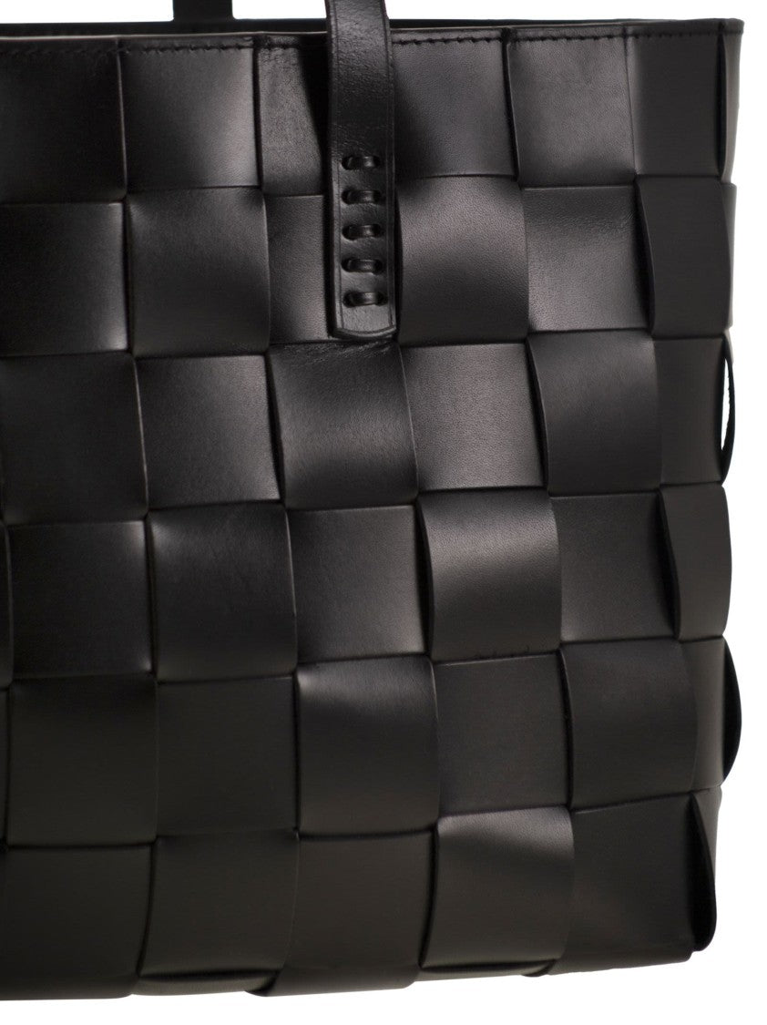 Dragon Japan Tote - Woven Leather Bag