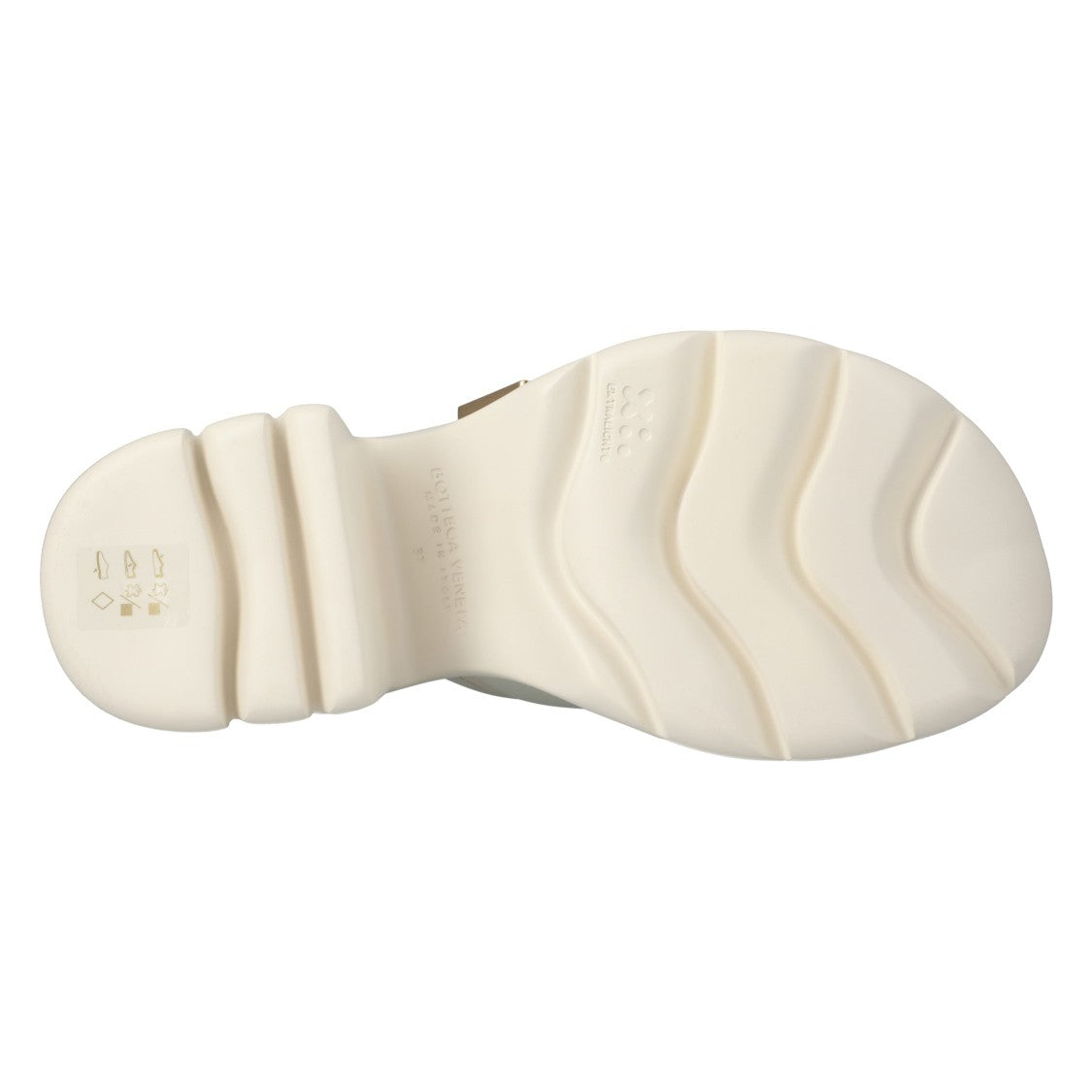 Bottega Veneta Flash Mule White