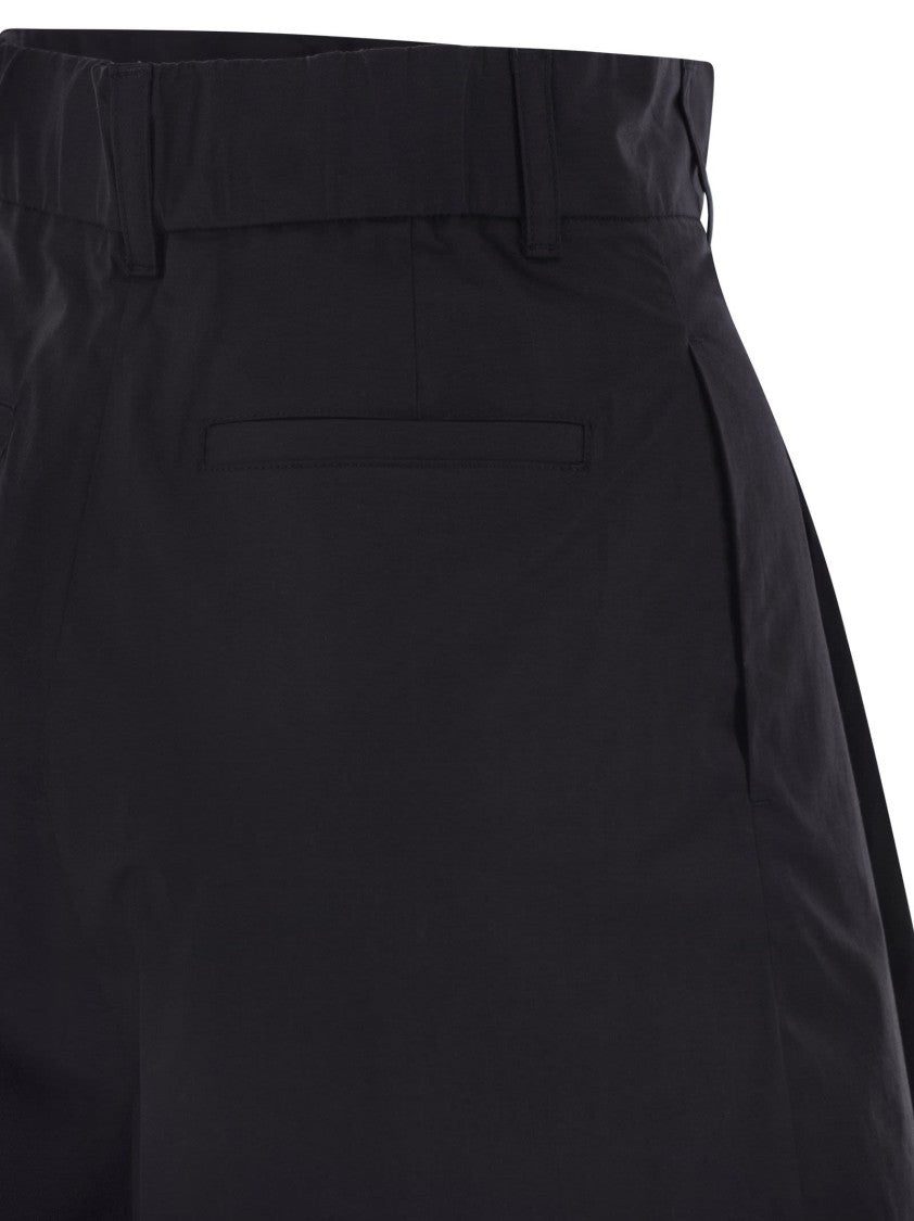 Herno Stretch Cotton Bermuda Shorts