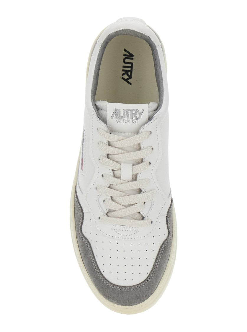 Autry Medalist Goat Suede Sneakers