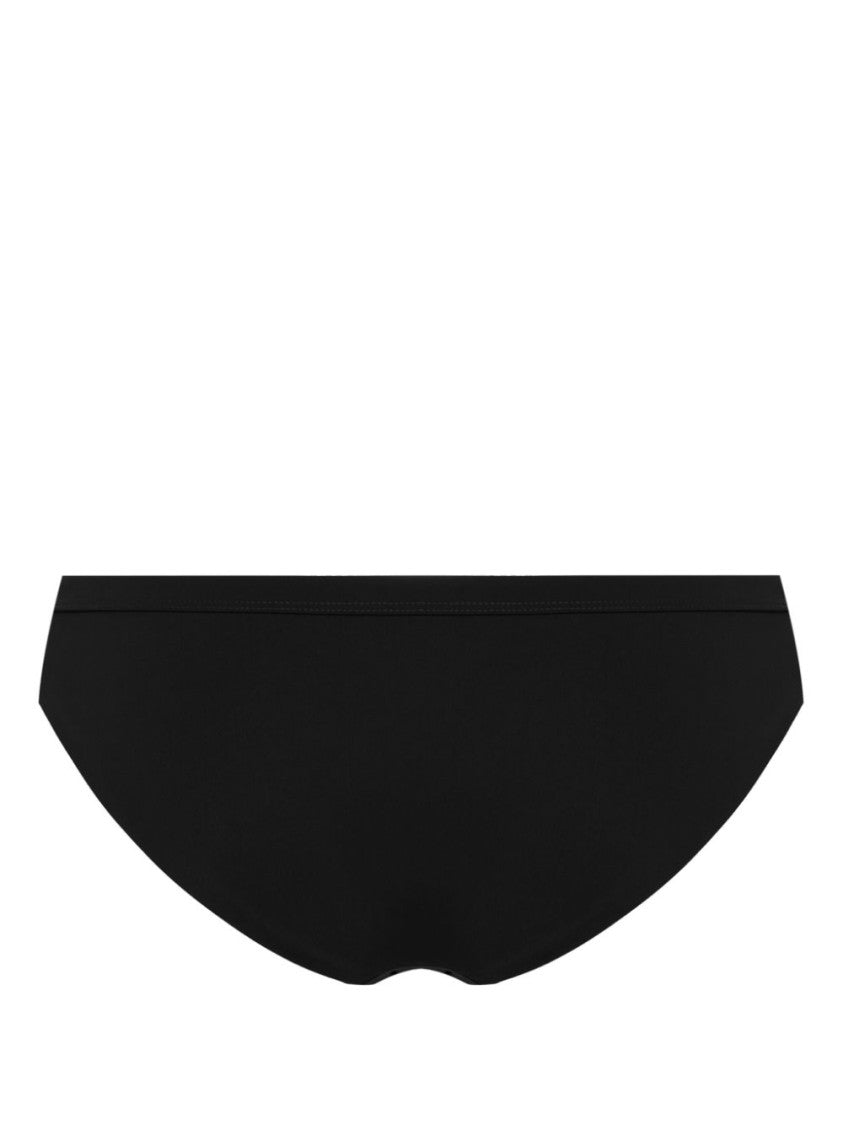 Jil Sander Black Mare Nero Minimalist Bikini Bottom