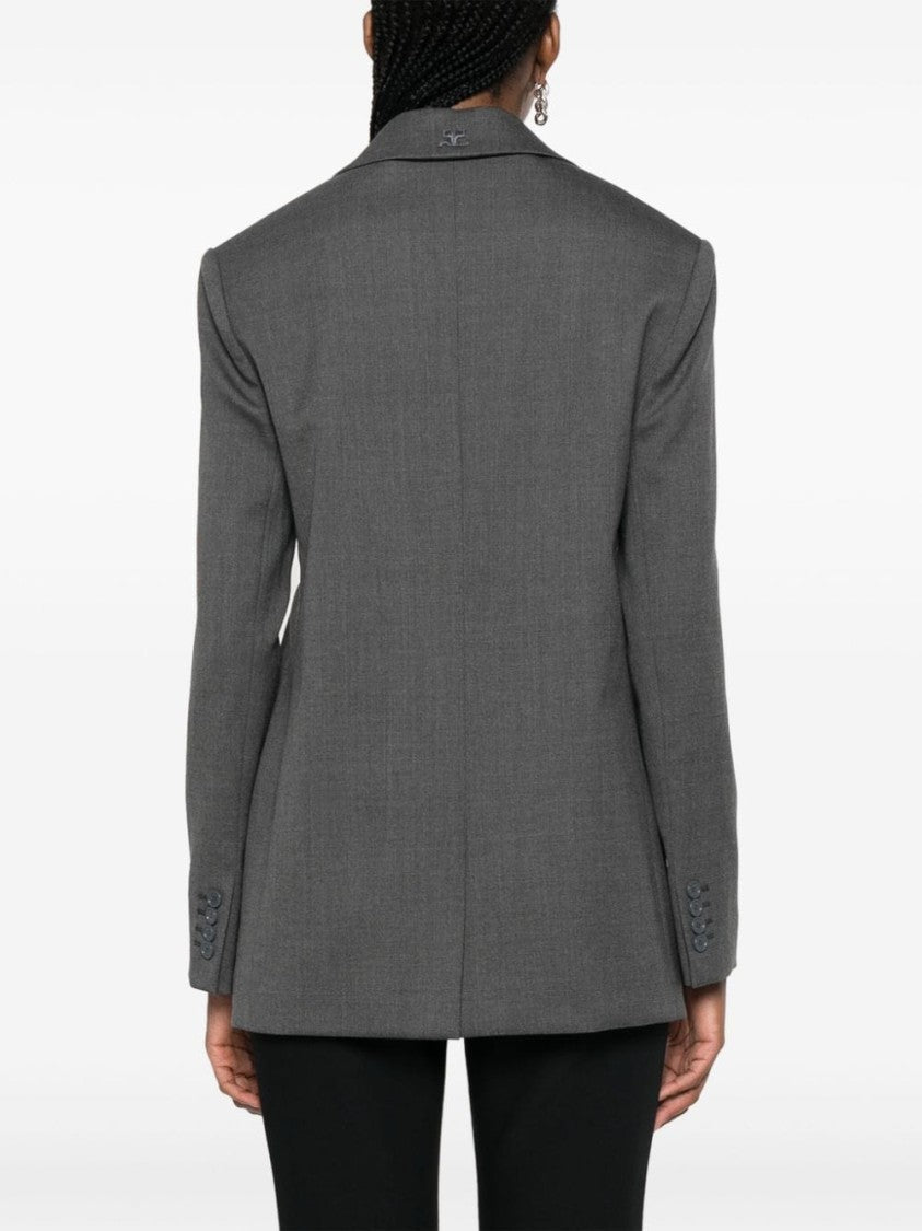 Courrèges Tailored Belted Blazer
