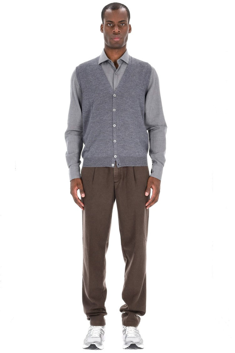 Barba Merino Wool Vest