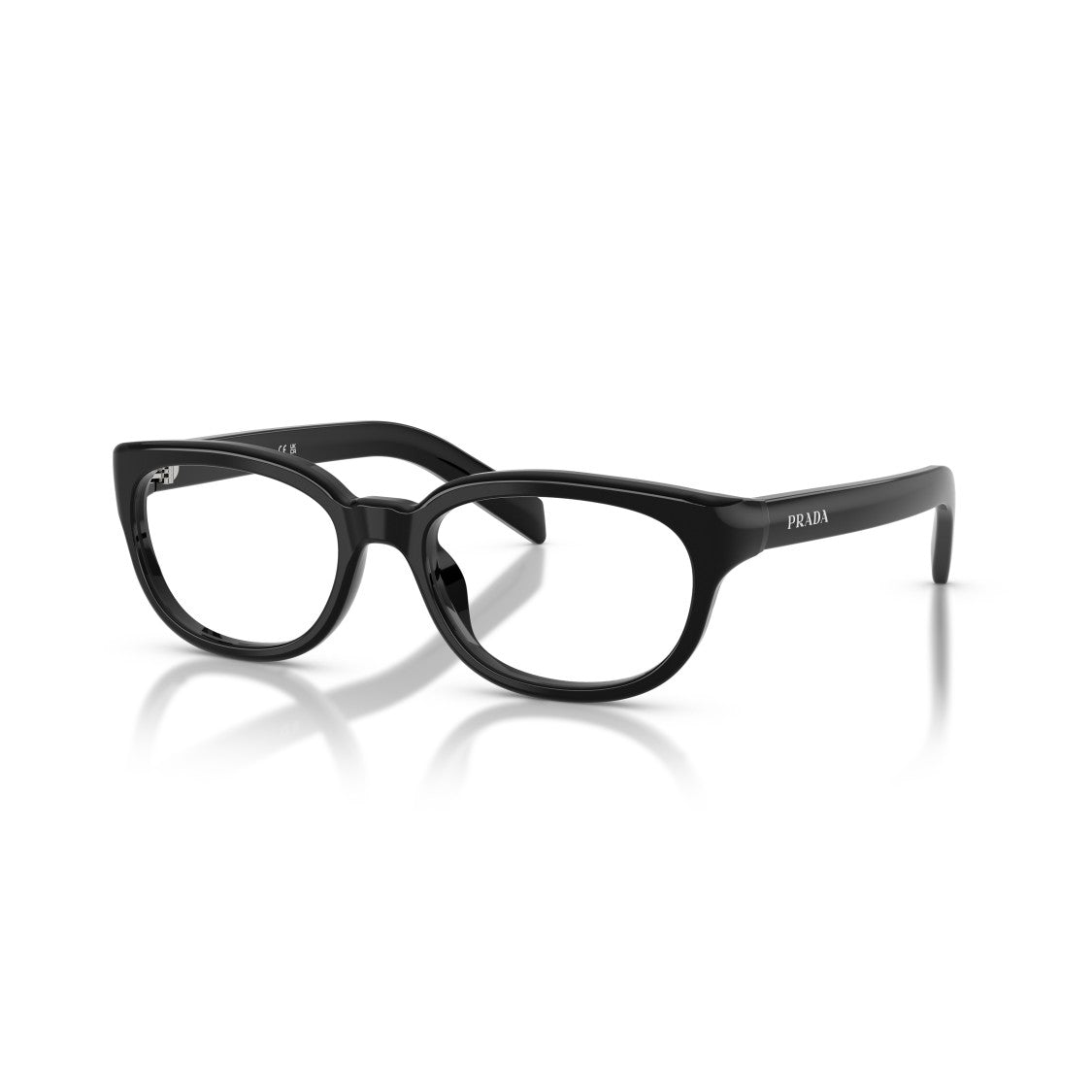 Prada 0Pr D03vu Rectangular Black Acetate Sunglasses