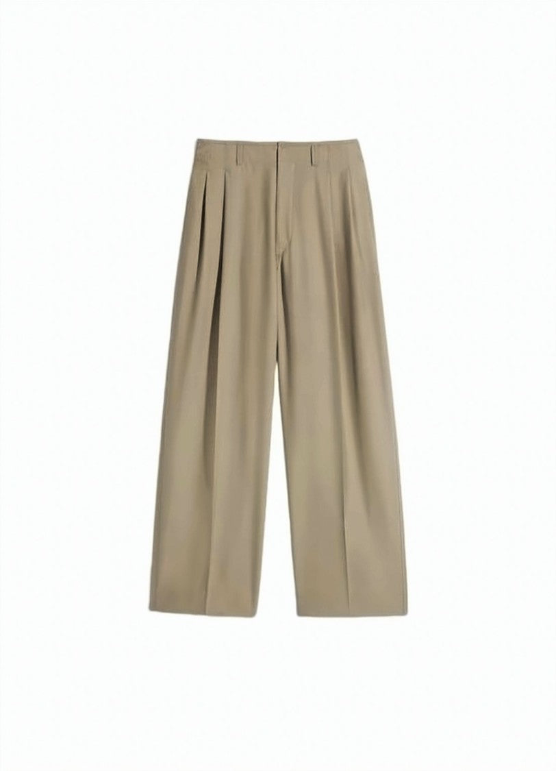 Lemaire Wide-Leg Pants With High Waist And Front Pleats