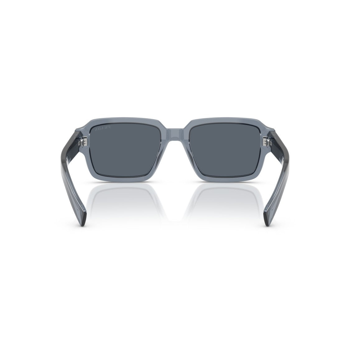Prada Rectangular Acetate Sunglasses With Dark Tinted Lenses