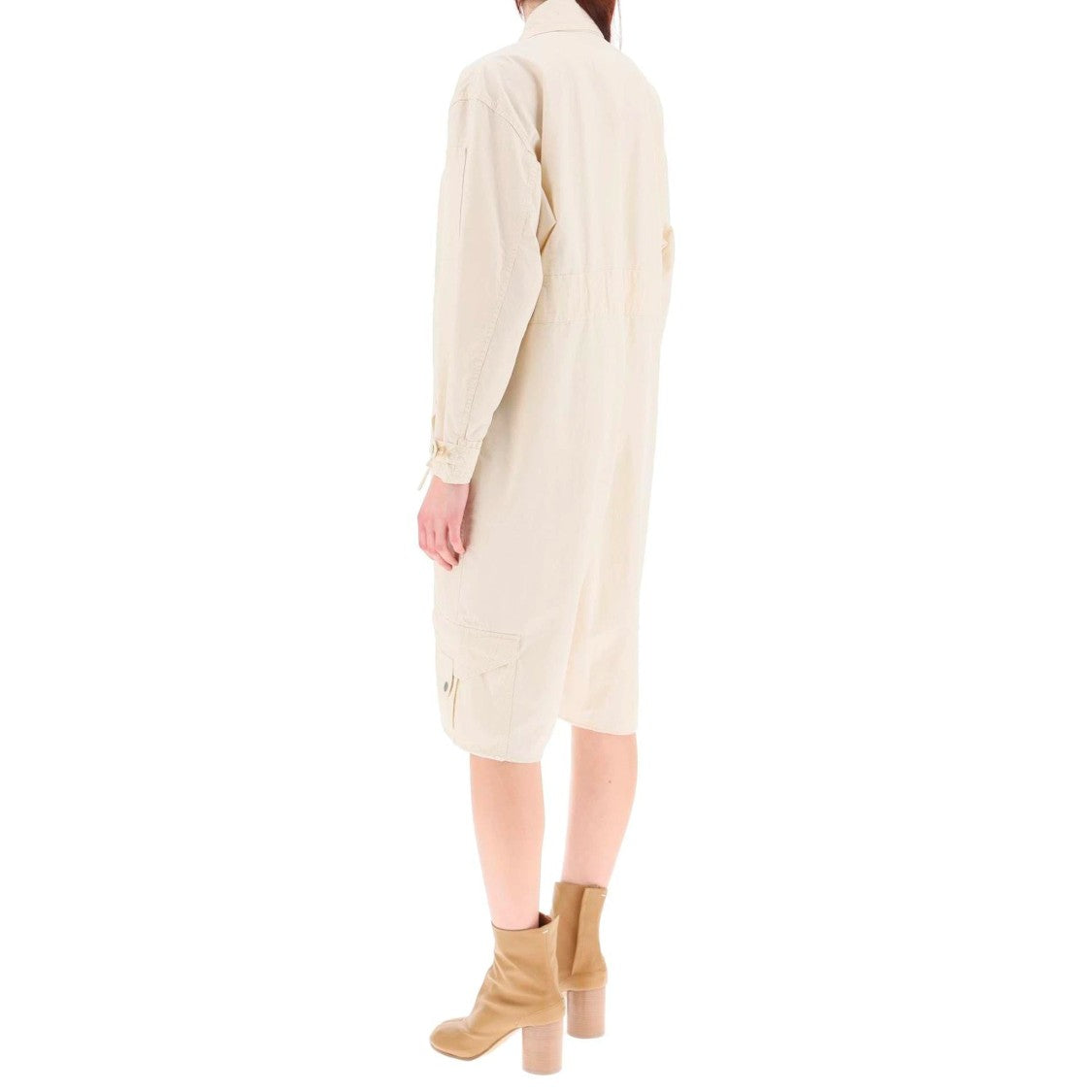 Maison Margiela Beige Cotton Jumpsuit