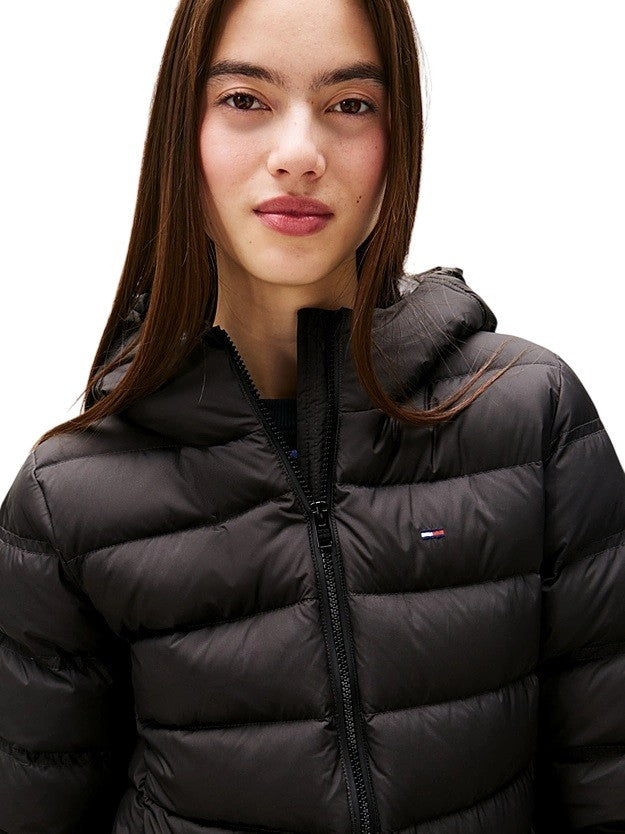 Tommy Jeans Hooded Down Jacket With Removable Hood