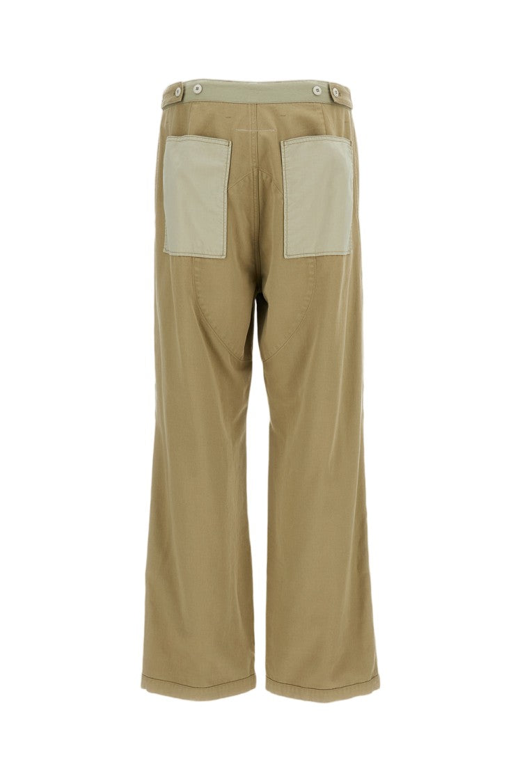 Mm6 By Maison Margiela Trousers With Contrast Pockets