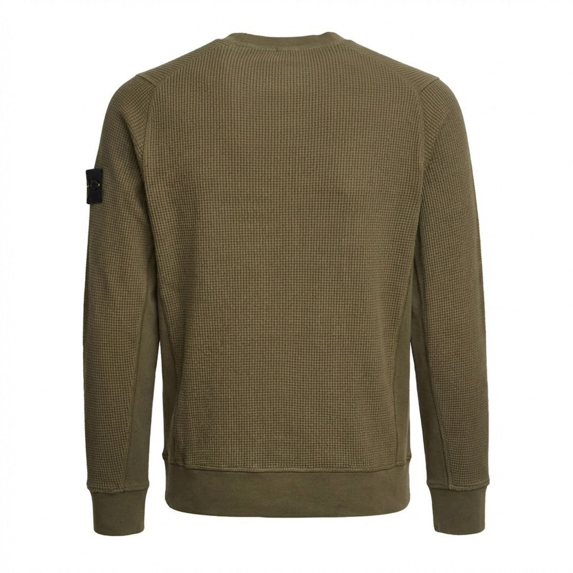 Stone Island Organic Cotton Waffle Fleece Sweatshirt