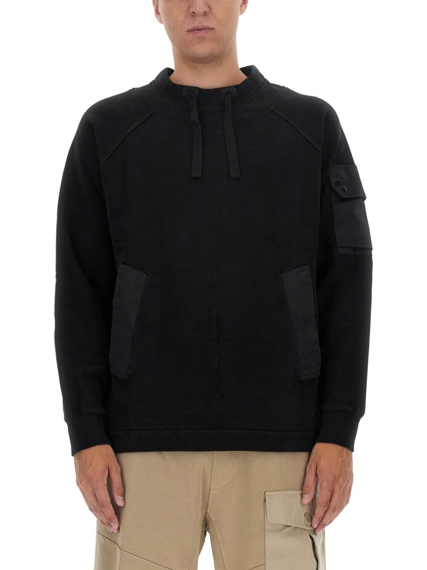 Ten C Textured Cotton Sweatshirt