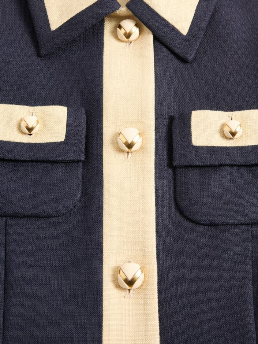 Valentino Garavani Structured Jacket With Belted Waist
