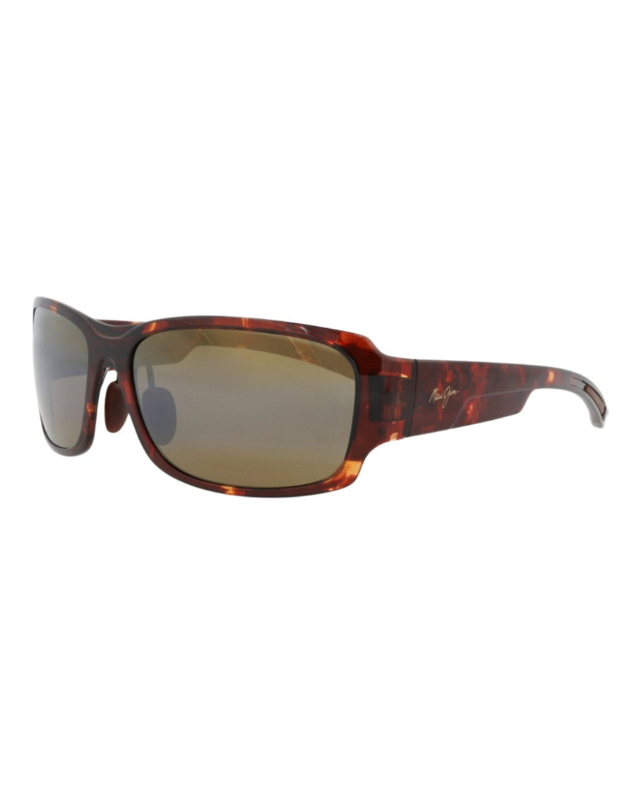 Maui Jim Shield-Frame Injection Sunglasses