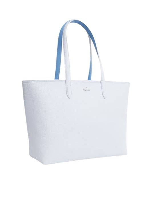 Lacoste Zip Shoulder Bag With Multiple Compartments