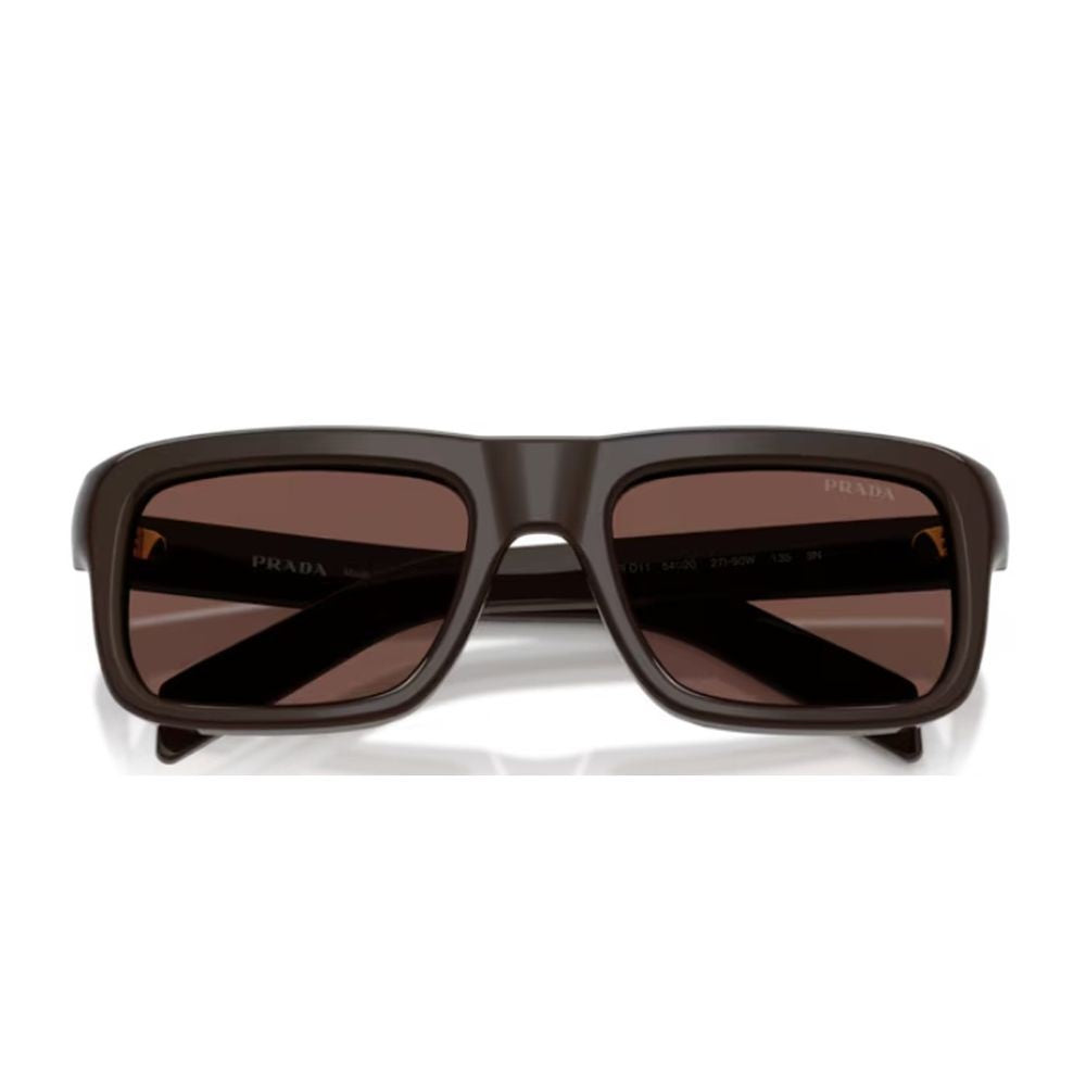 Prada Oversized Rectangular Sunglasses With Architectural Design