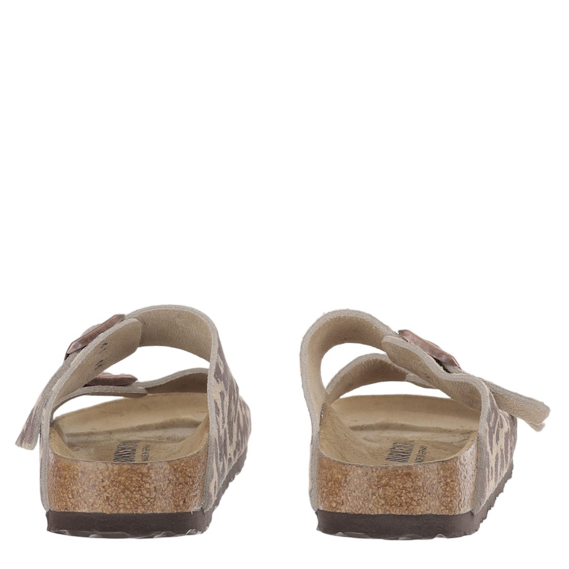 Birkenstock Versatile Slip-On Sandals With Animal Print And Adjustable Straps