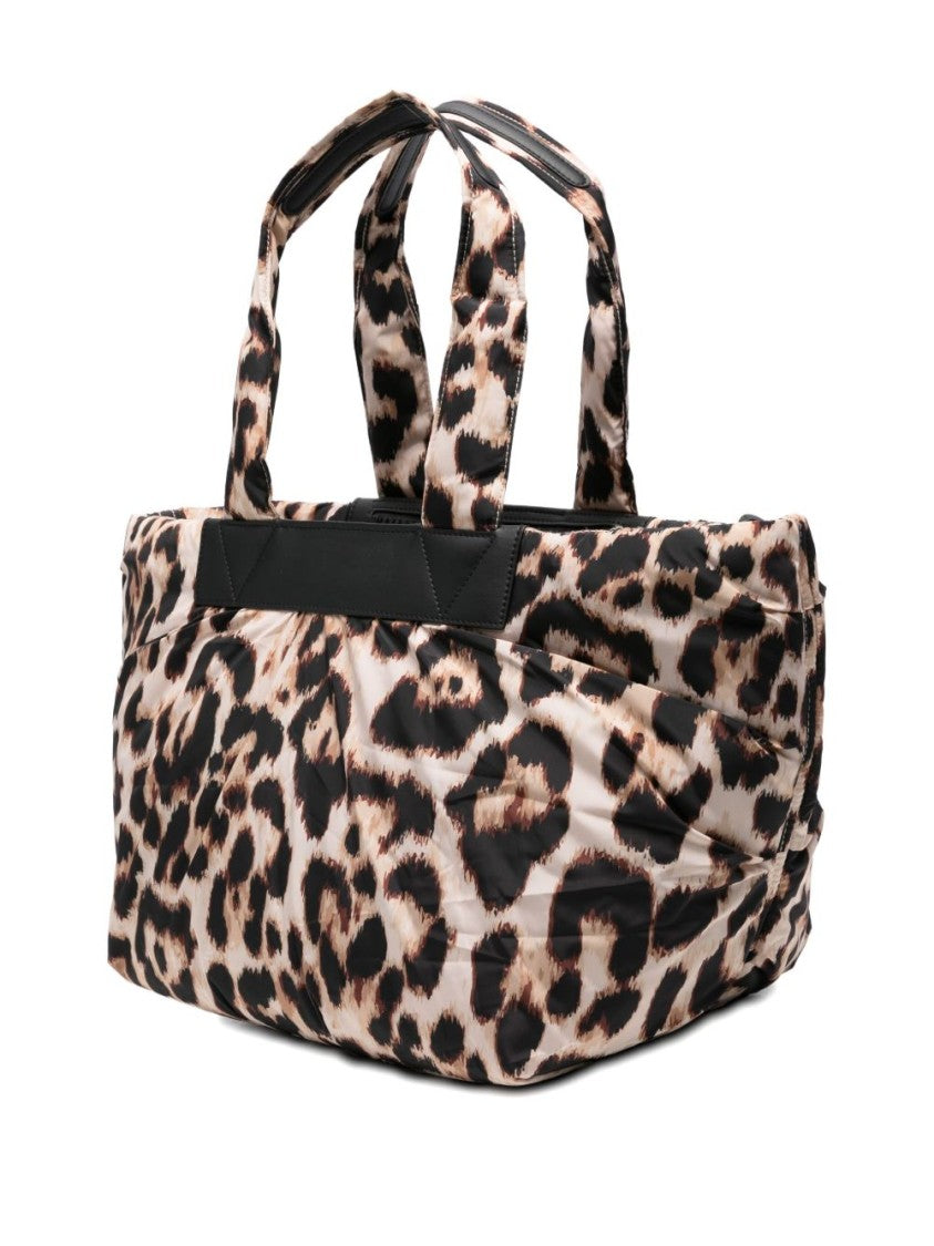 Veecollective Bold Leopard Print Shoulder Bag