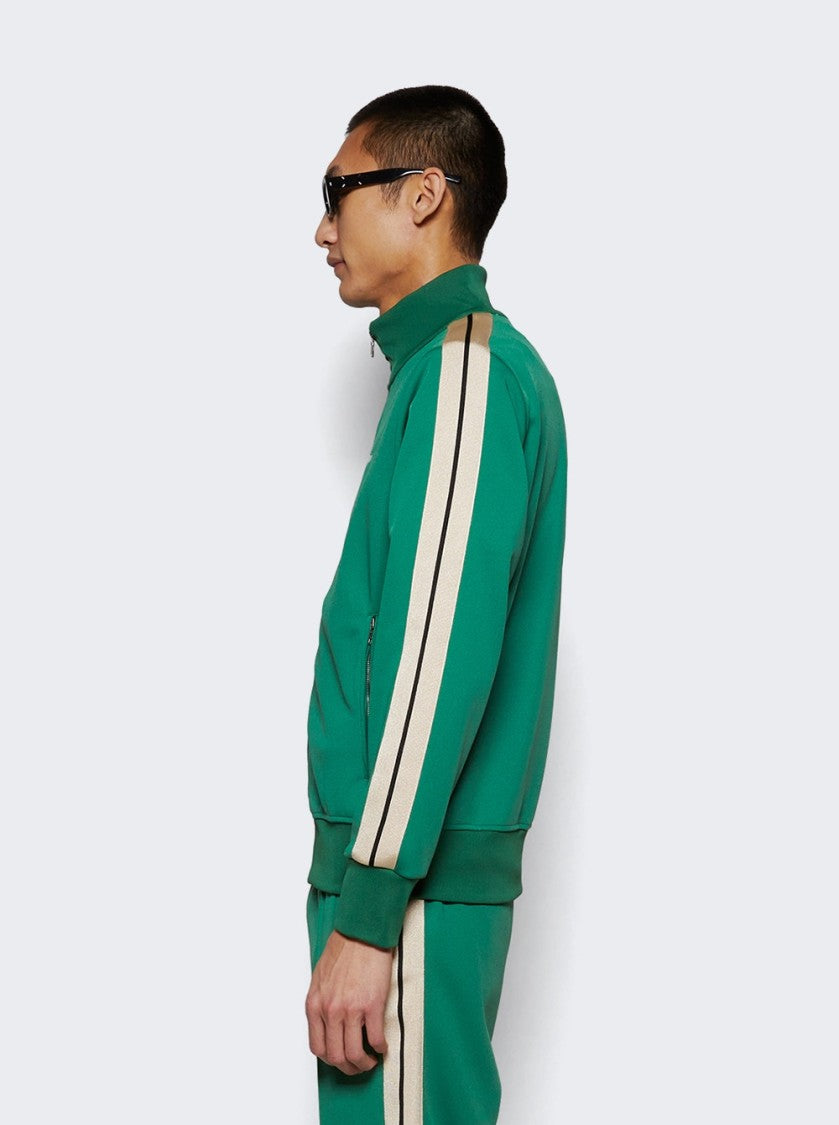 Palm Angels Classic Logo Track Jacket Forest Green