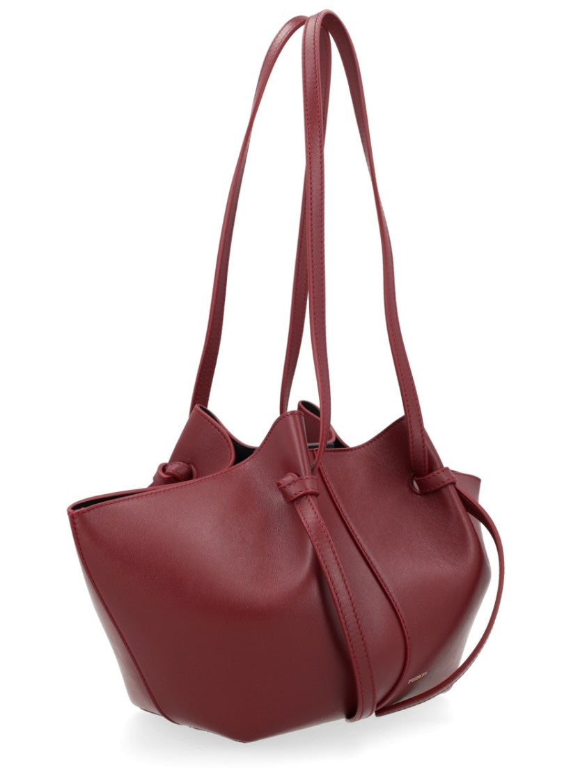 Yuzefi Bovine Leather Elongated Mochi Shoulder Bag